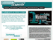 Tablet Screenshot of codingexperts.net